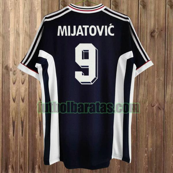 camiseta mijatovic 9 yugoslavia 1998 azul primera