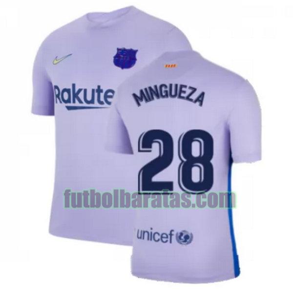 camiseta mingueza 28 barcelona 2021 2022 amarillo segunda