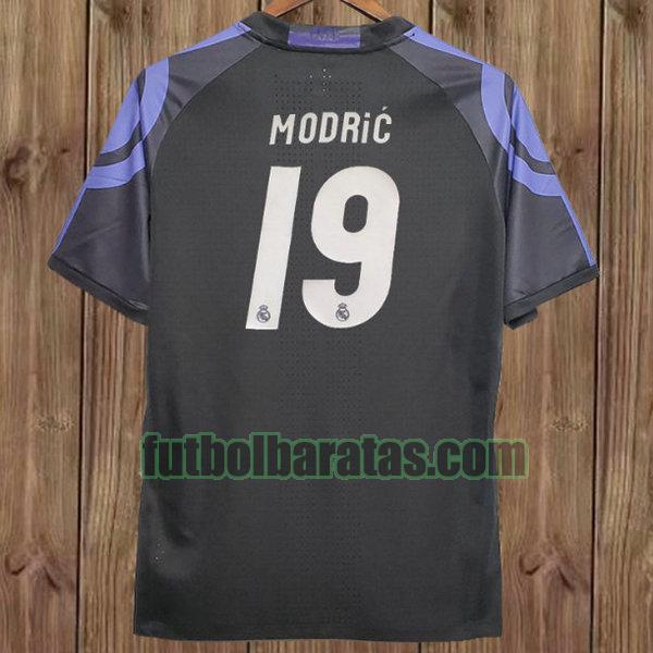 camiseta modric 19 real madrid 2016-2017 negro tercera