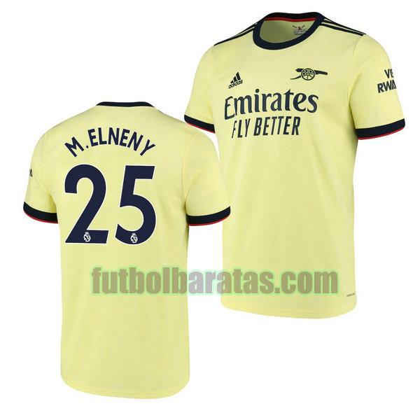 camiseta mohamed elneny 25 chelsea 2021 2022 amarillo segunda