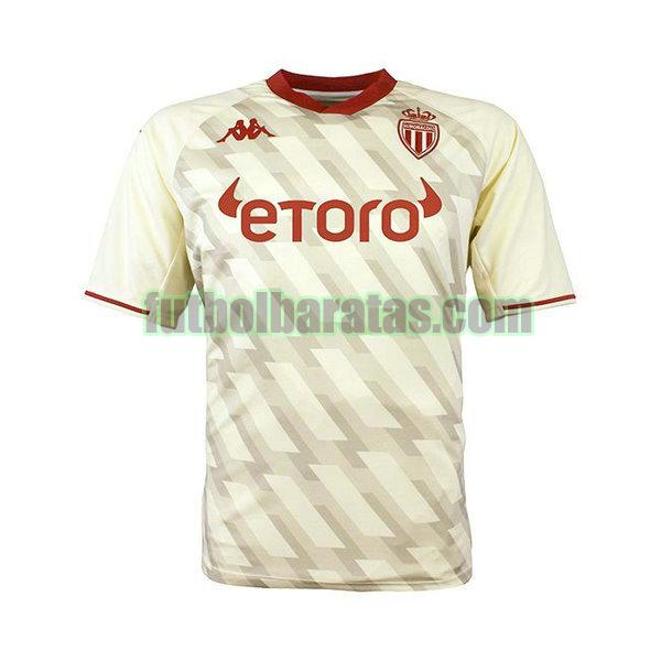 camiseta monaco 2021 2022 blanco tercera equipacion