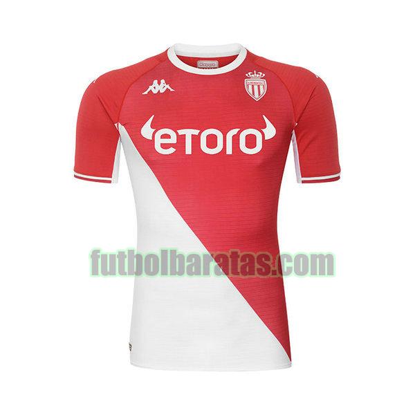 camiseta monaco 2021 2022 rojo blanco primera equipacion