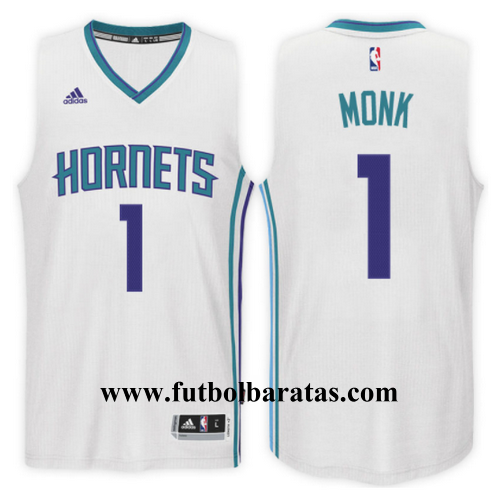 Camiseta 1 monk 2017 charlotte hornets blanca