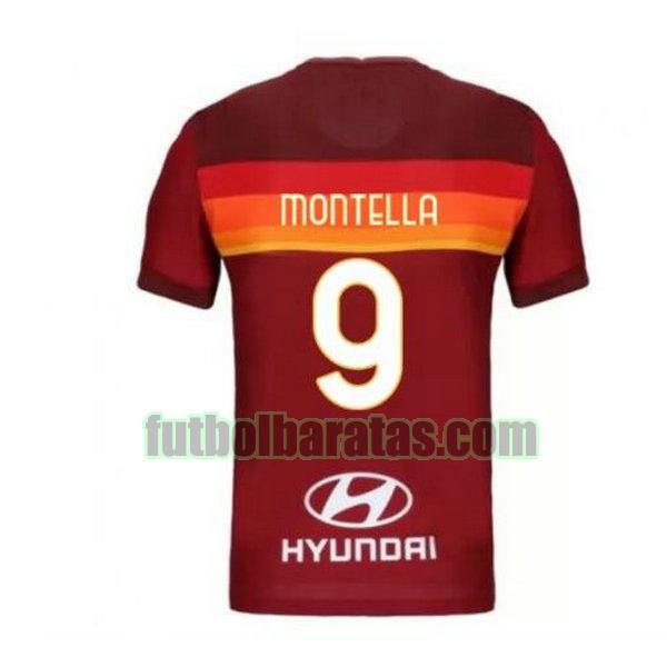 camiseta montella 9 roma 2020-2021 priemra