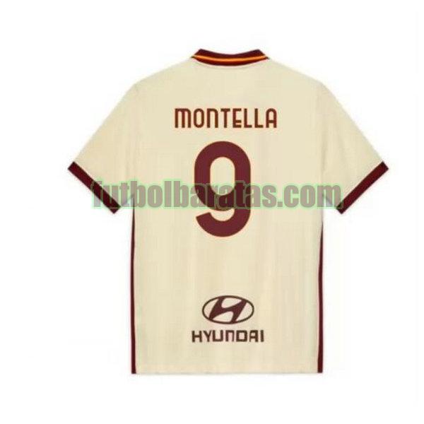 camiseta montella 9 roma 2020-2021 segunda