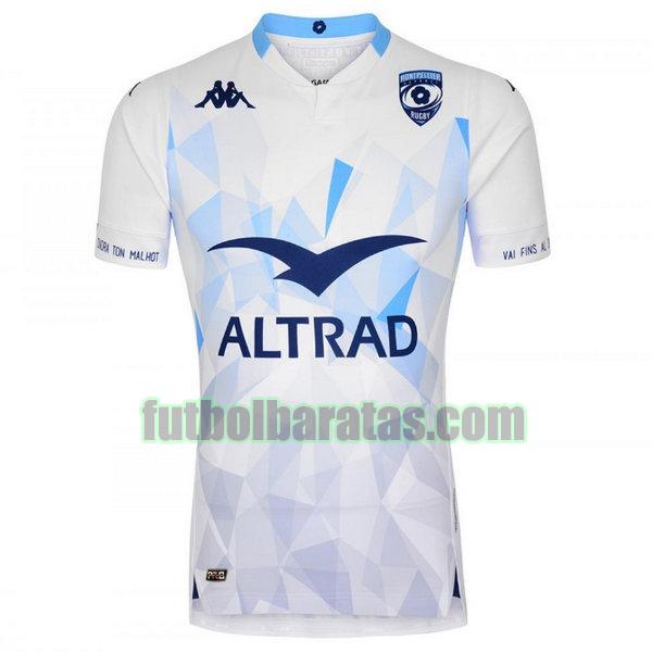 camiseta montpellier herault 2020-2021 blanco segunda