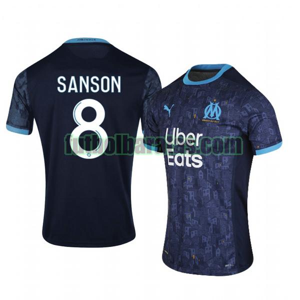 camiseta morgan sanson 8 camiseta marsella 2020-2021 segunda