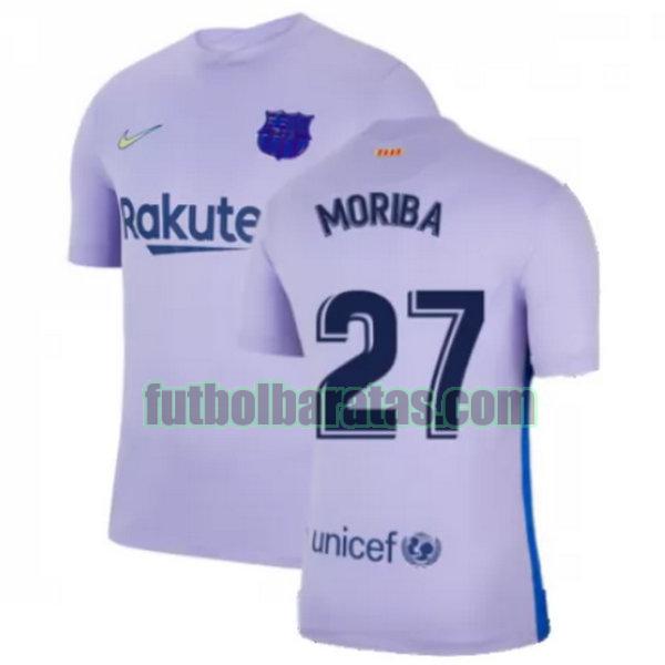 camiseta moriba 27 barcelona 2021 2022 amarillo segunda