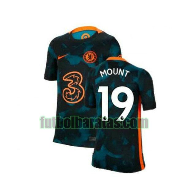 camiseta mount 19 chelsea 2021 2022 verde segunda