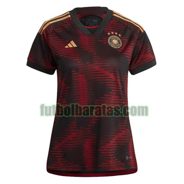 camiseta mujer alemania 2022 rojo segunda