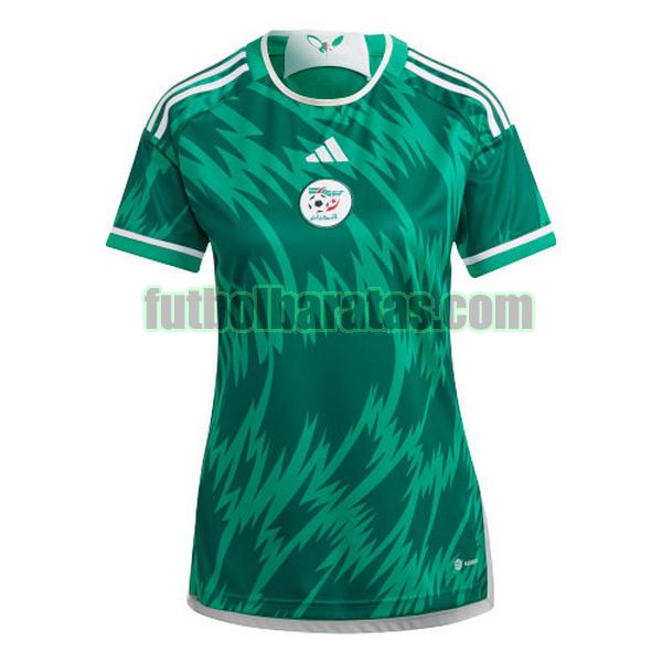camiseta mujer argelia 2023 verde segunda