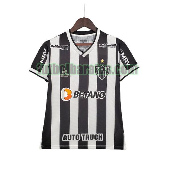 camiseta mujer atletico mineiro 2021 2022 negro blanco primera