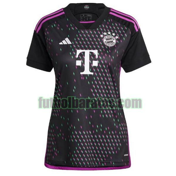 camiseta mujer bayern munich 2023 2024 negro segunda