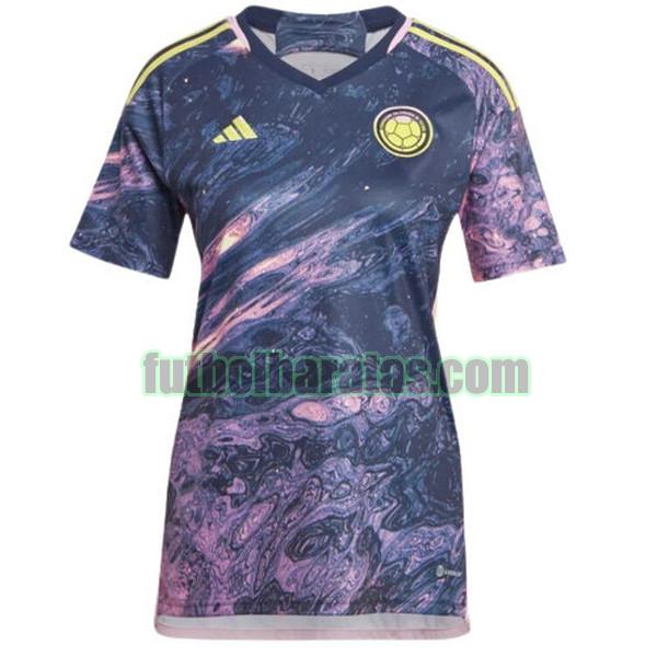 camiseta mujer colombia 2023 purple segunda