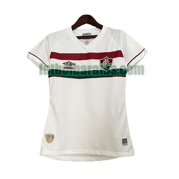 camiseta mujer fluminense 2023 2024 blanco segunda