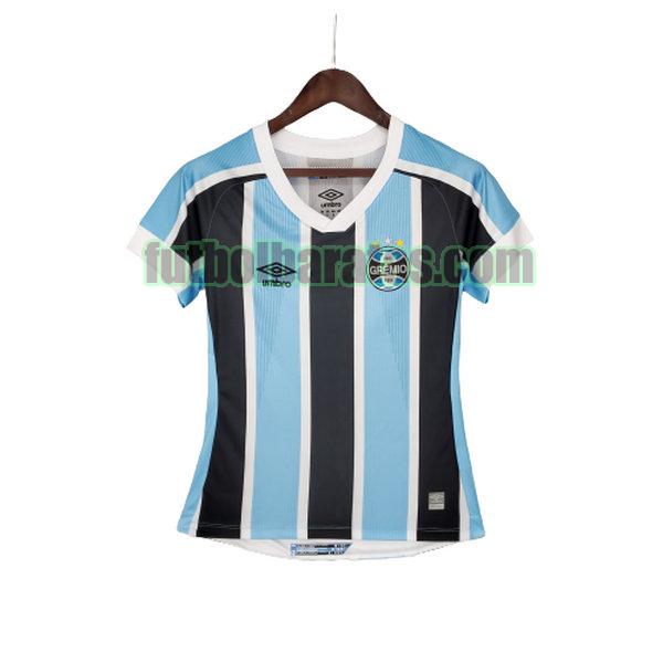 camiseta mujer gremio 2021 2022 azul negro primera