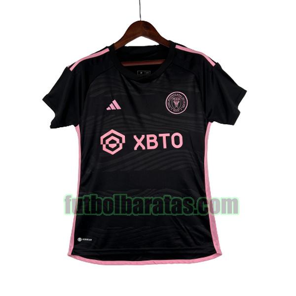 camiseta mujer inter miami cf 2023 2024 negro segunda