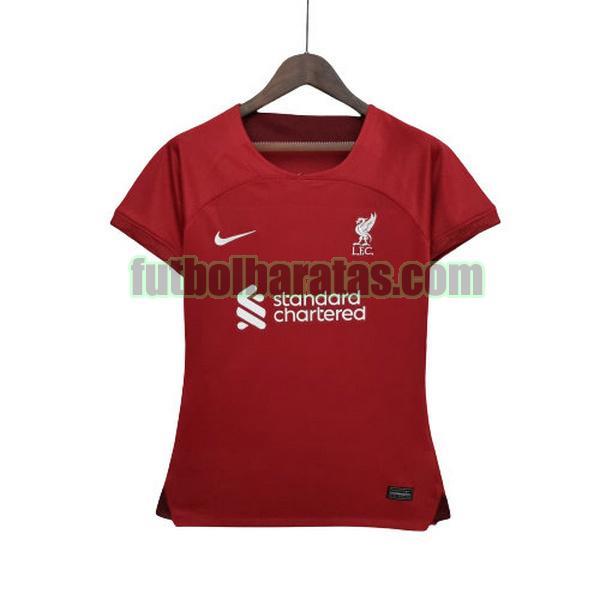 camiseta mujer liverpool 2022 2023 liverpool primera