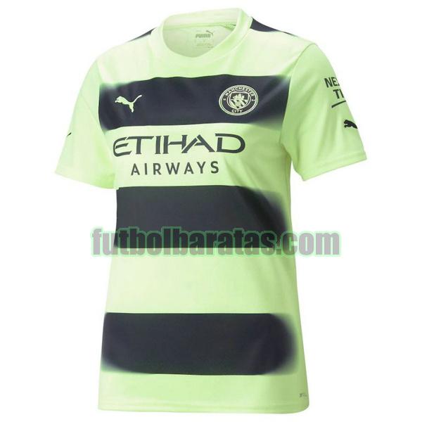 camiseta mujer manchester city 2022 2023 verde tercera