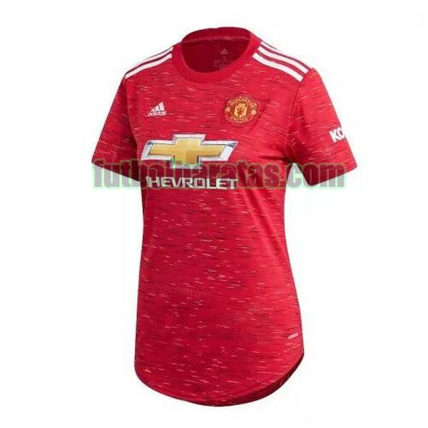 camiseta mujer manchester united 2020-2021 primera