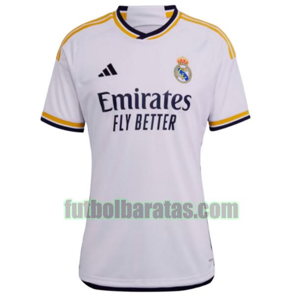 camiseta mujer real madrid 2023 2024 blanco primera