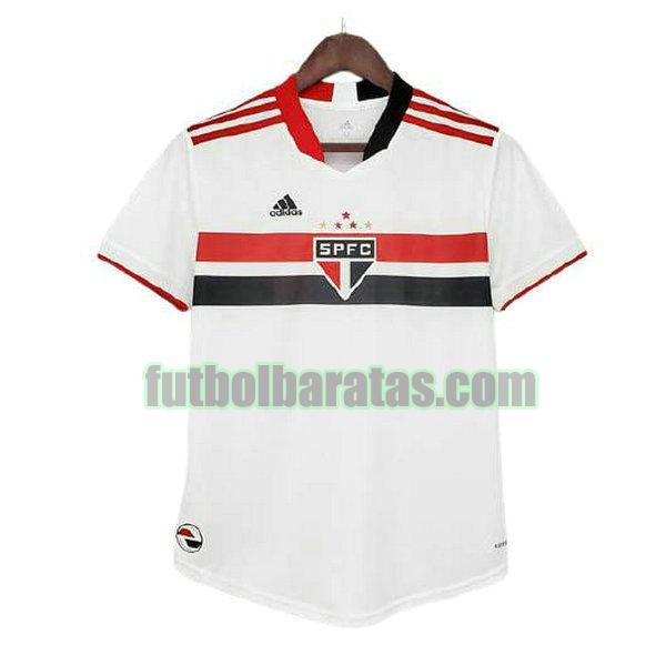 camiseta mujer sao paulo 2021 blanco primera