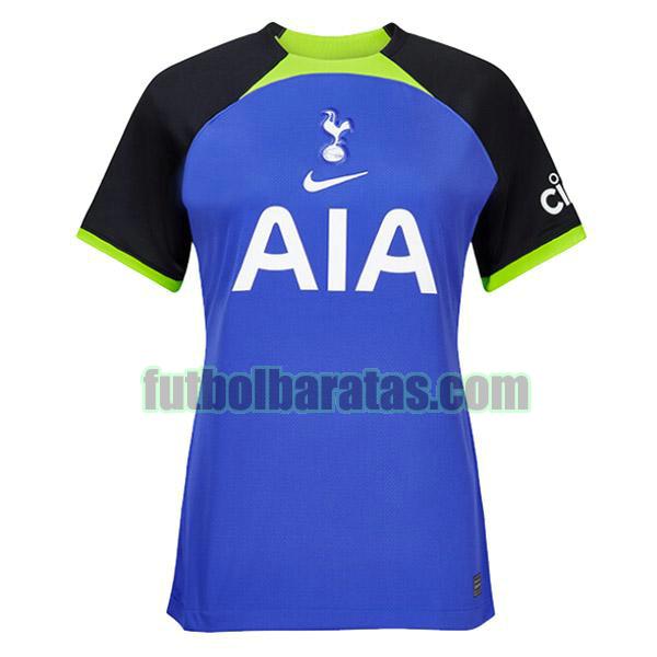 camiseta mujer tottenham 2022 2023 azul segunda