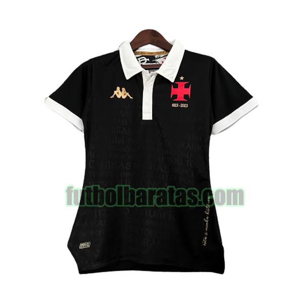 camiseta mujer vasco da gama 2023 2024 negro tercera