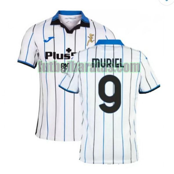 camiseta muriel 9 atalanta 2021 2022 blanco segunda