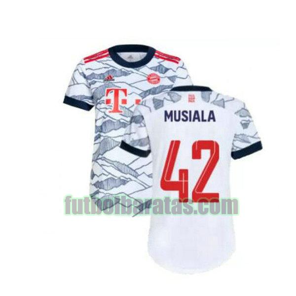 camiseta musiala 42 bayern munich 2021 2022 gris tercera