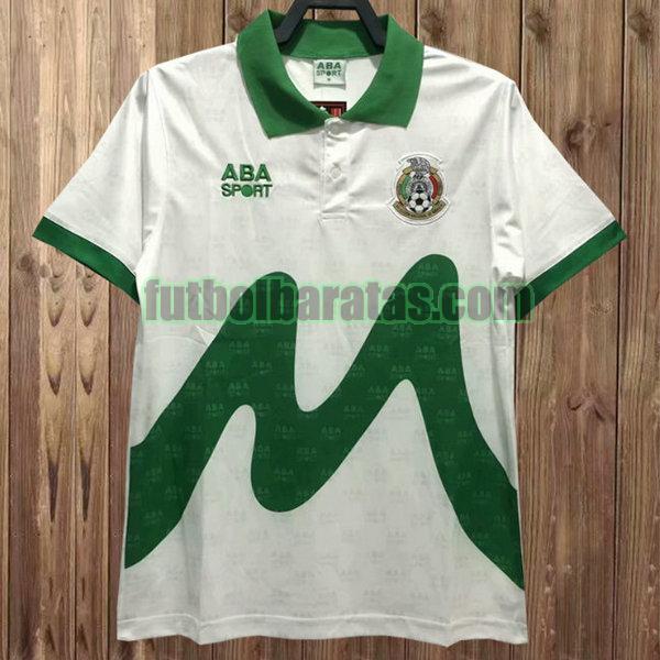 camiseta méxico 1995 blanco segunda