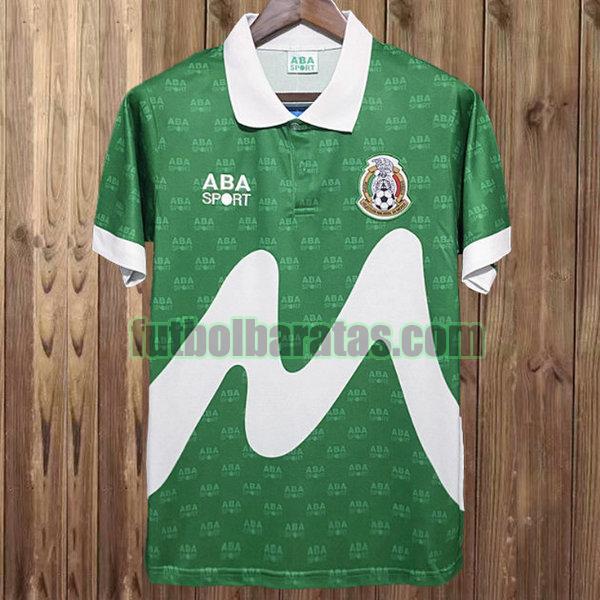 camiseta méxico 1995 verde primera