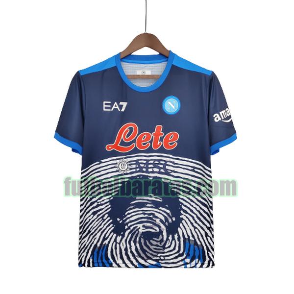 camiseta napoli 2021 2022 azul commemorative edition