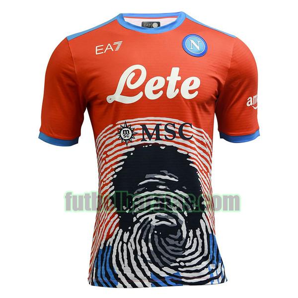 camiseta napoli 2021 2022 rojo special edition