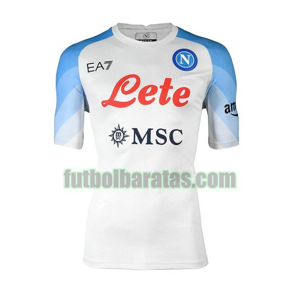 camiseta napoli 2022 2023 blanco seunda