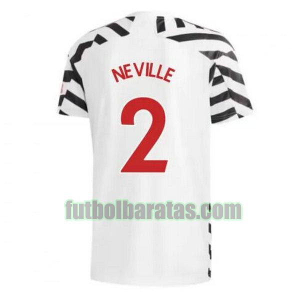 camiseta neville 2 manchester united 2020-2021 tercera