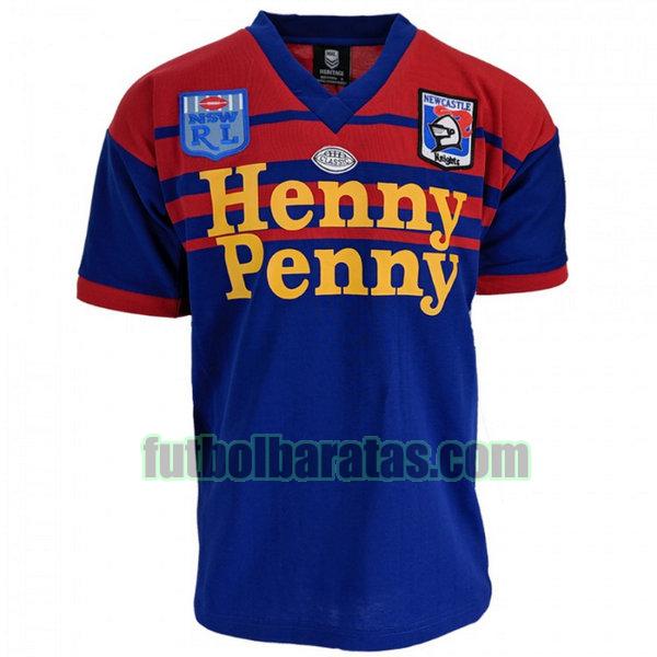 camiseta newcastle knights 1988 azul primera