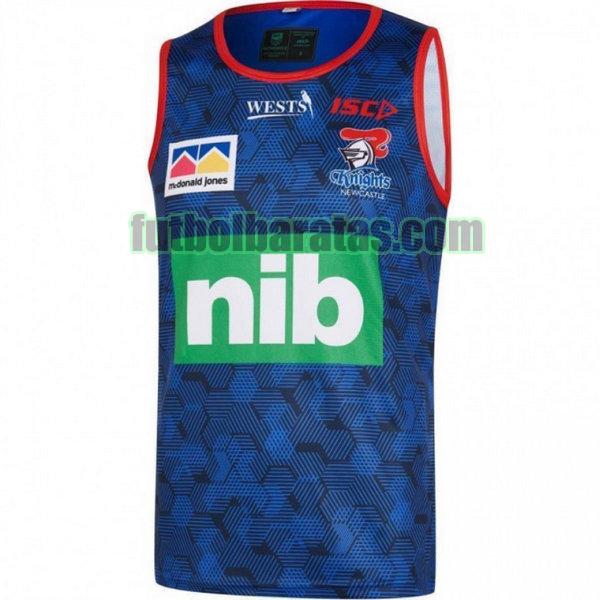 camiseta newcastle knights 2019 azul formación