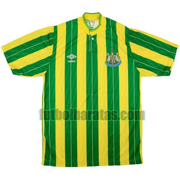 camiseta newcastle united 1988-1990 verde segunda