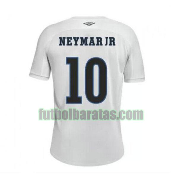 camiseta neymar jr 10 santos fc 2020-2021 blanco primera