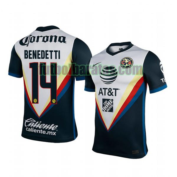 camiseta nicolas benedetti 14 camiseta club america 2020-2021 segunda