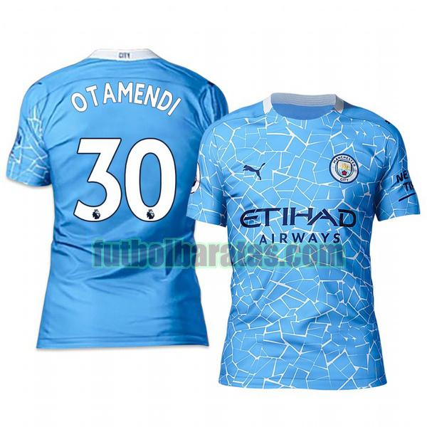 camiseta nicolas otamendi 30 camiseta manchester city 2020-2021 primera