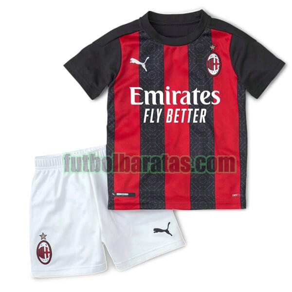 camiseta niño ac milan 2020-2021 primera