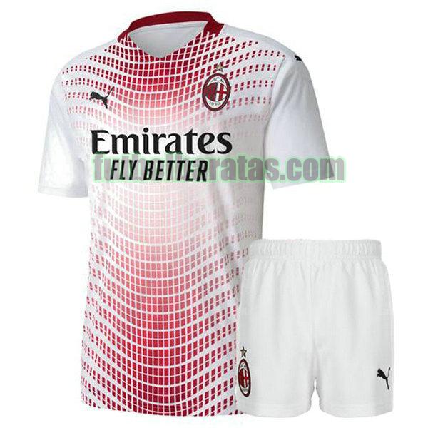 camiseta niño ac milan 2020-2021 segunda