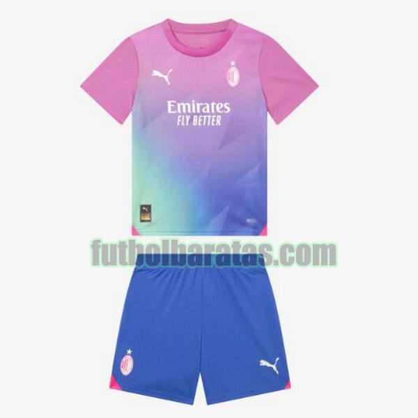 camiseta niño ac milan 2023 2024 purple tercera