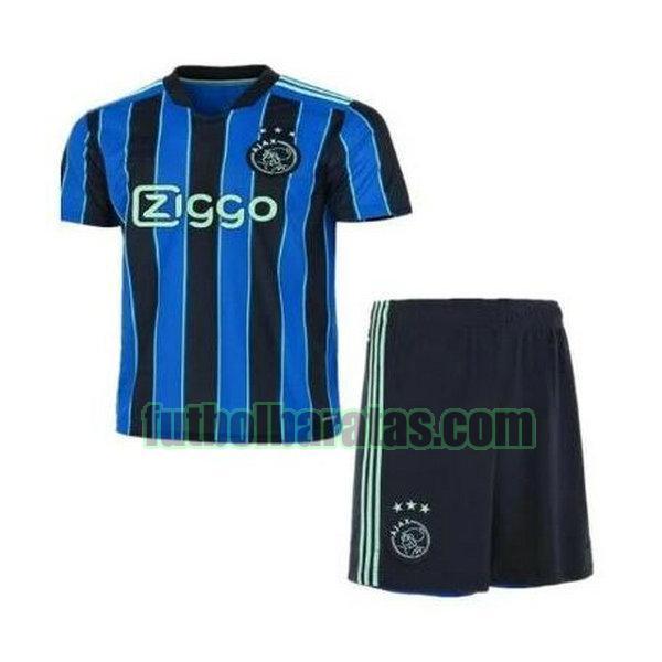 camiseta niño ajax 2021 2022 azul segunda