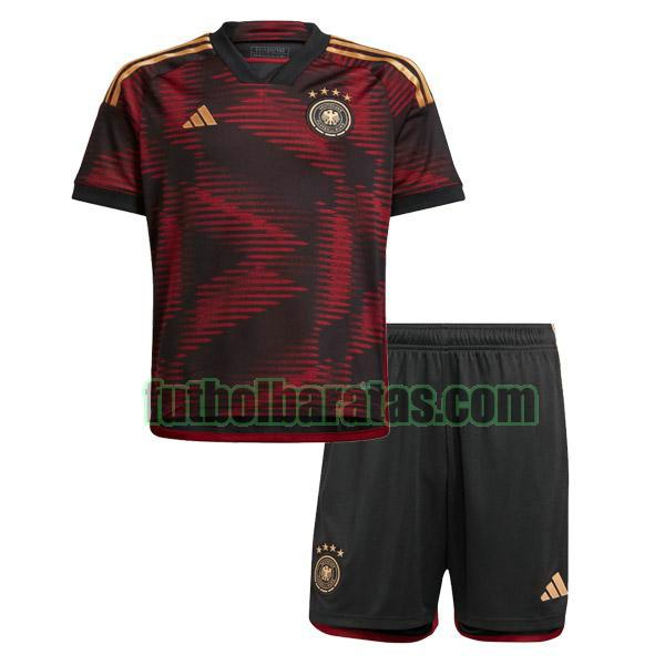 camiseta niño alemania 2022 rojo segunda