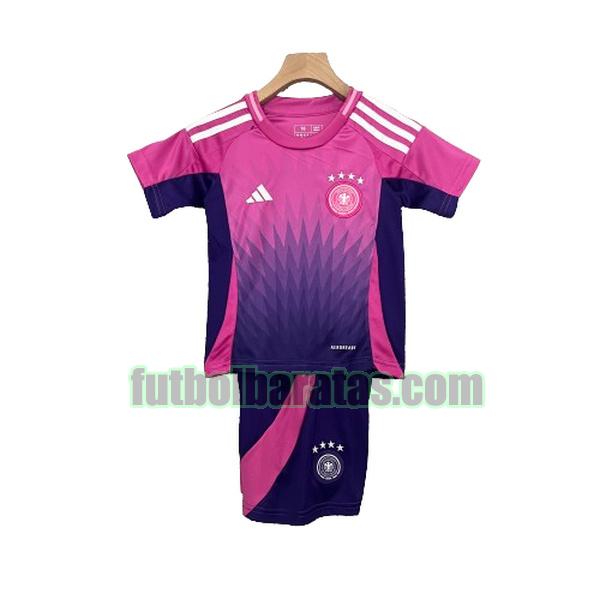 camiseta niño alemania 2024 rosa segunda