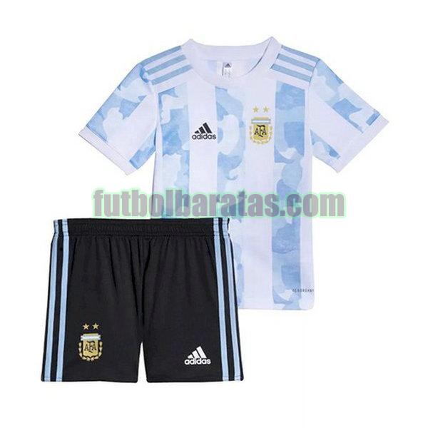 camiseta niño argentina 2021 2022 azul blanco primera