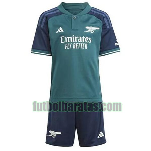 camiseta niño arsenal 2023 2024 verde tercera